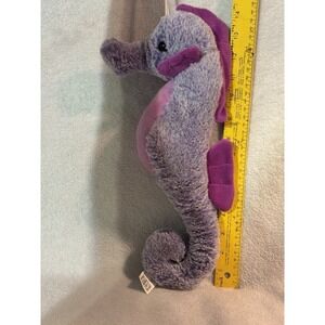 Fiesta 14" Purple Seahorse Plush Stuffed Animal Toy Soft Cuddly Ocean Sea Life